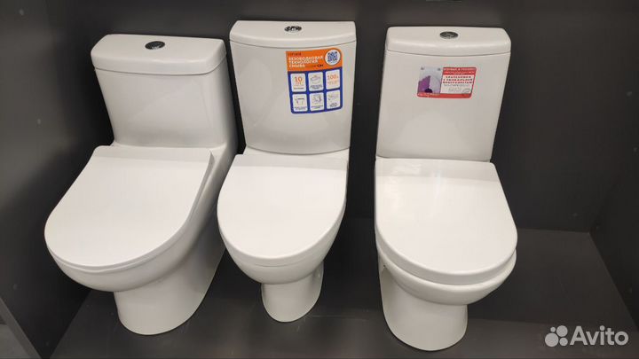 Унитазы новые в ассортименте