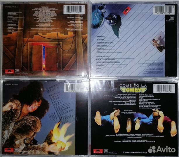 Группа Chilly, сд диски, CD