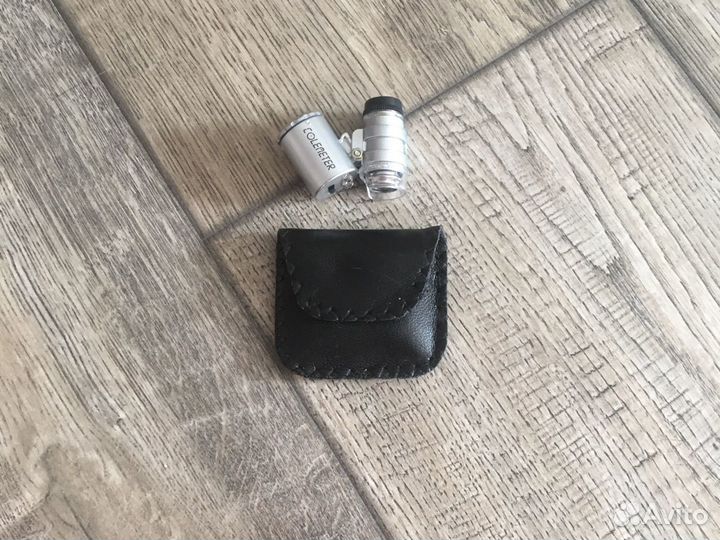 Микроскоп:3,5см на 3,5см