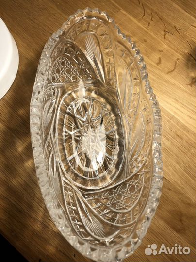 Хрустальные вазы для фруктов/ Салатница