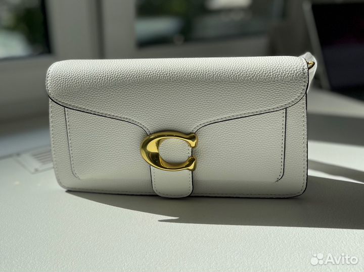 Сумка coach женская белая
