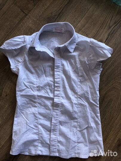 Блузка белая