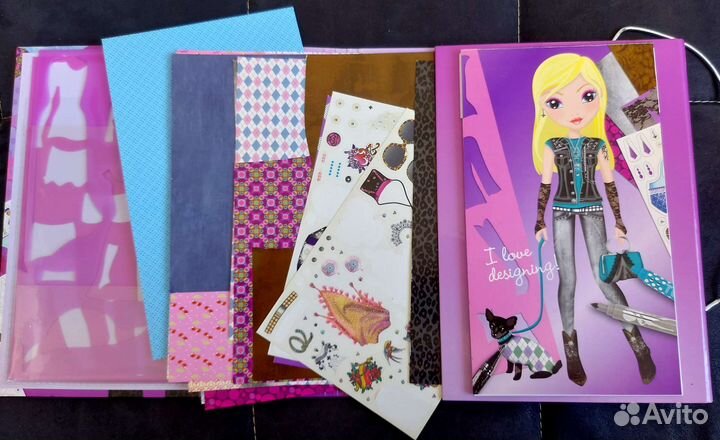 TOP model, блокноты, трафареты, наклейки