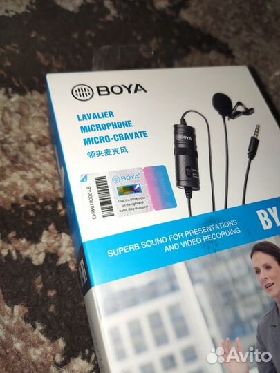 Петличный микрофон boya