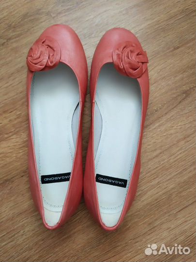 Туфли-лодочки, кожа