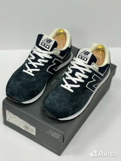 Кроссовки new balance 574 синие