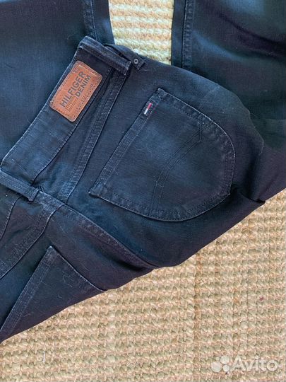 Джинсы черные tommy hilfiger