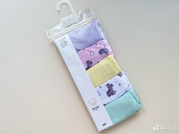 Трусы для девочек брифы hm 122/128