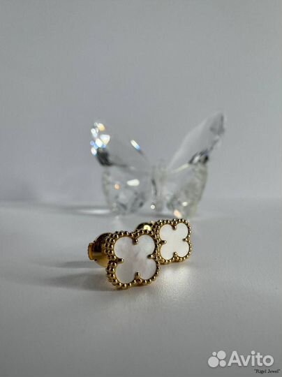 Серьги van cleef