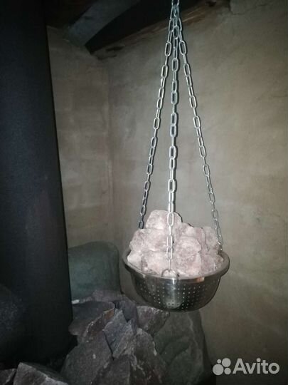Чаша для бани с гималайской солью