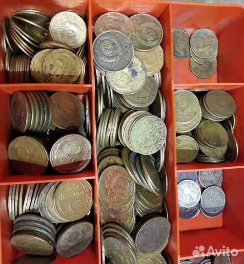 Монеты с 1921 по 1957 ранние советы много