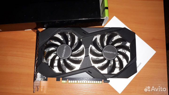Видеокарта gigabyte GeForce GTX 1650 4G gddr6