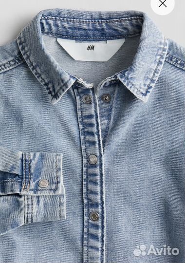 Джинсовое платье для девочки 92 hm