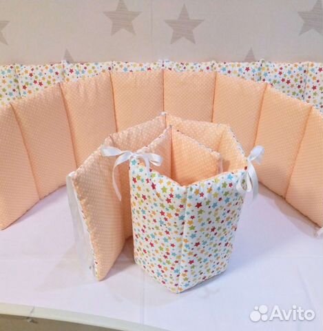 Бортики в детскую кроватку. Новые