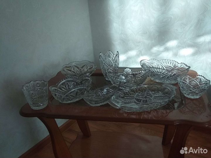 Вазы хрустальные