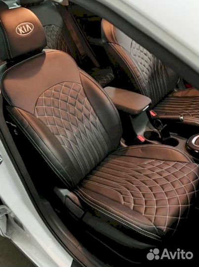 Авточехлы из экокожи Тойота Аурис 2009г