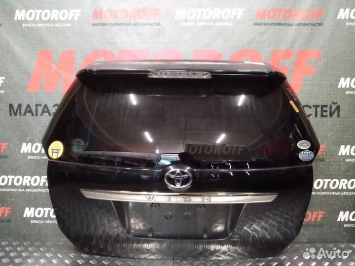 Дверь пятая Тойота Виш ZNE10 темная спойлер А328