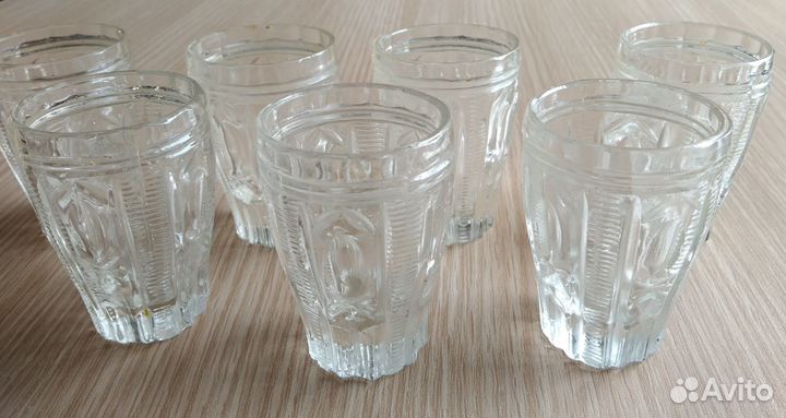 Стопки (рюмки) разные: стекло, хрусталь