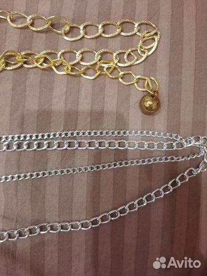 Ремень пояс женский цепочка на талию