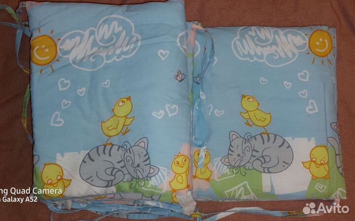 Бортики в детскую кроватку