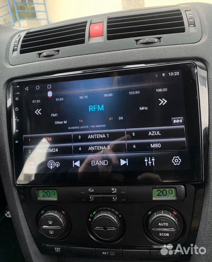 Магнитола android на skoda octavia 2