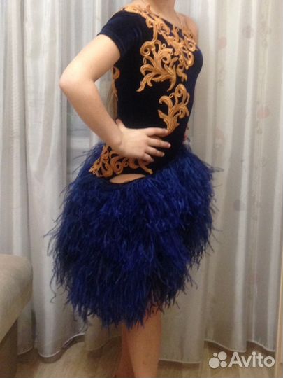 Платье для спортивных бальных танцев, Ю1