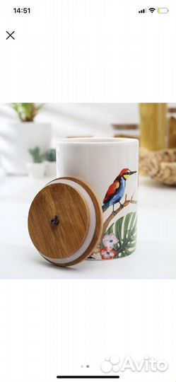 Банка для сыпучих керамика