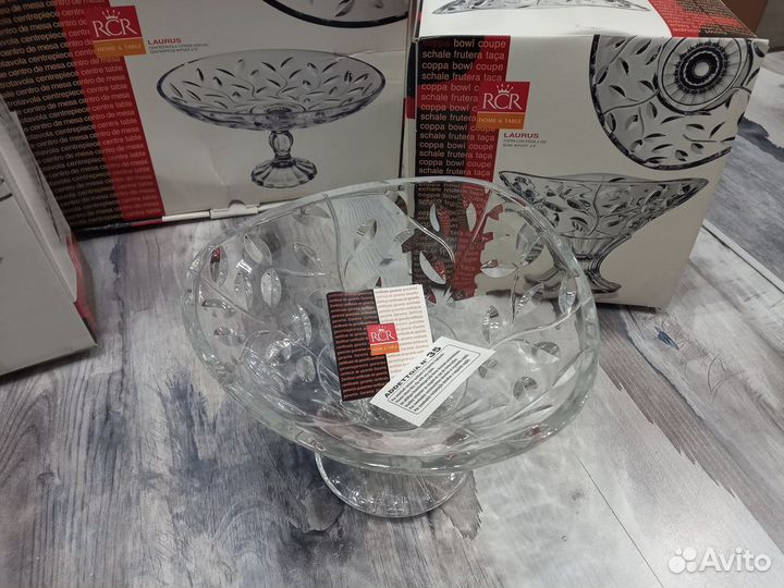 Ваза блюдо для фруктов RCR Laurus Италия Термосы