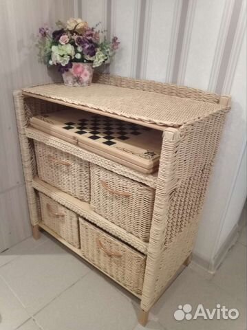 Плетёные предметы интерьера