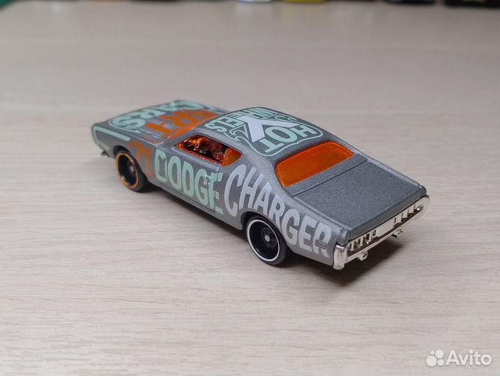 HotWheels. Dodge Charger II (1968-1970) серый