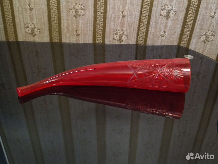 Хрустальный бокал СССР цветной