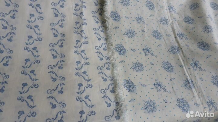 Ткань х/б, ситец. Винтаж. СССР