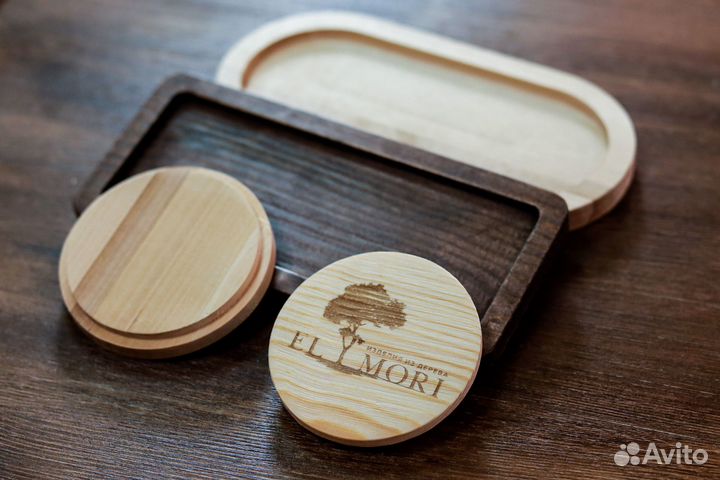 Крышки деревянные для свечей, подставки
