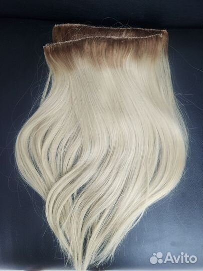 Волосы натуральные на трессе