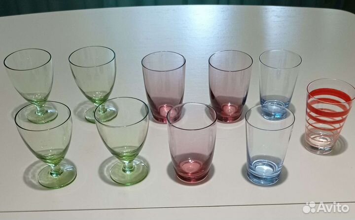 Стеклянная винтажная посуда СССР