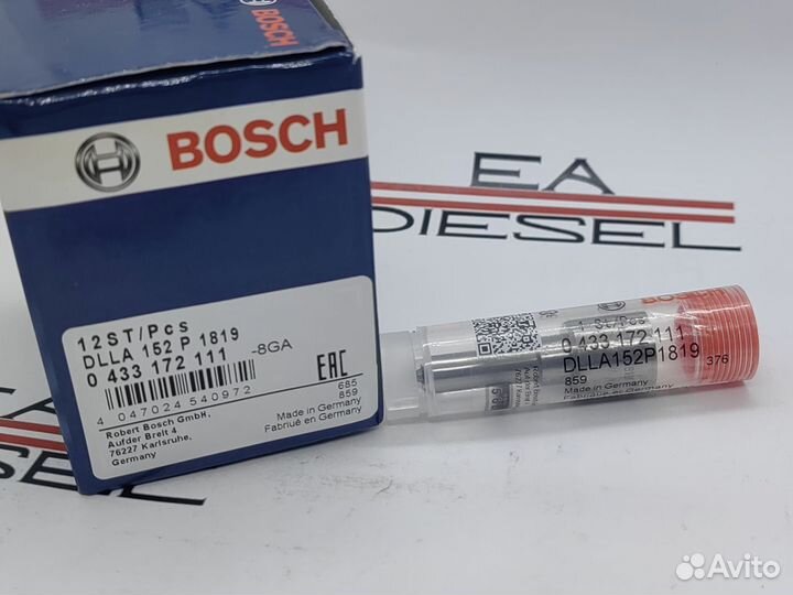 Распылитель 0 433 172 111 (dlla 152P1819)