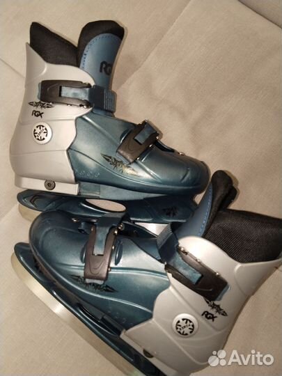 Коньки детские раздвижные р. 29 - 32