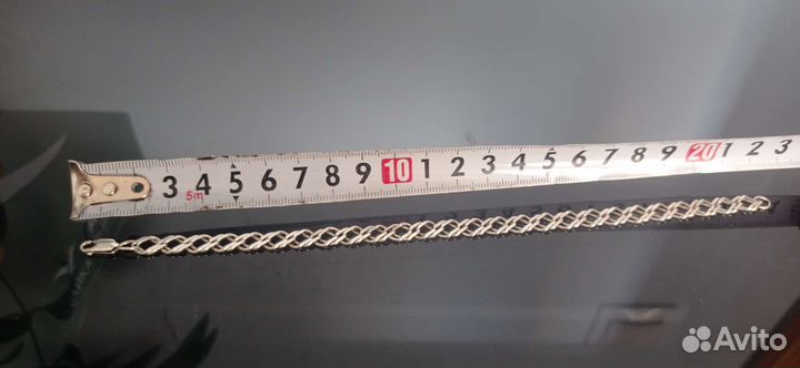 Серебряная цепь(на запястье