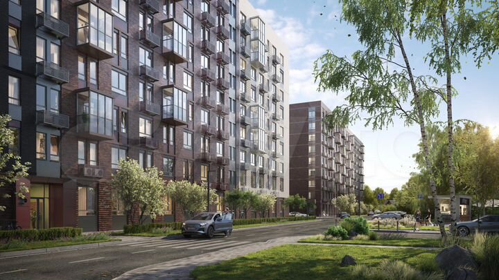 2-к. квартира, 40,8 м², 1/9 эт.