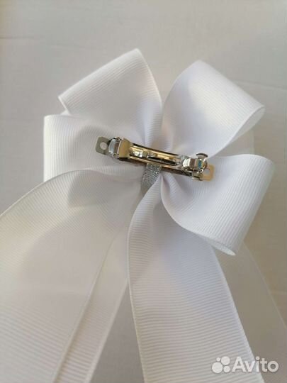 Бант на французской заколке