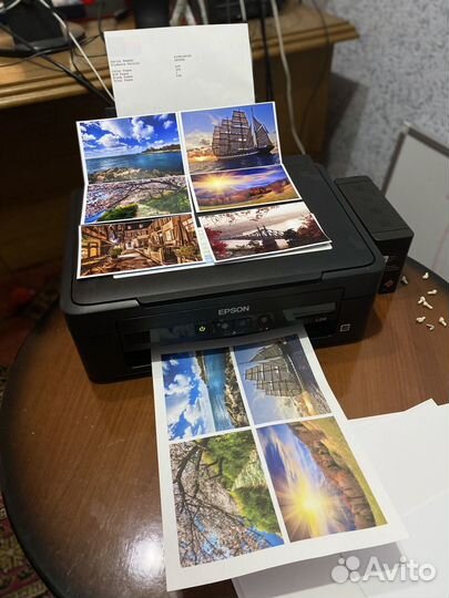 Цветной струйный принтер с снпч epson