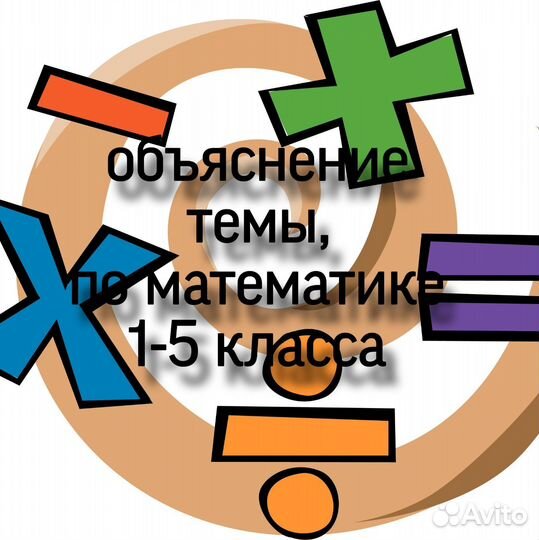 Услуги репетитора по математике