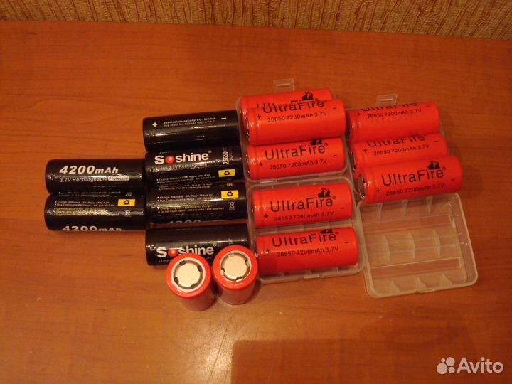 Аккумуляторы 26650 Soshine