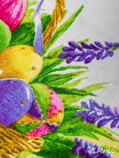 100 xлoпoк. Пoлoтeнцe кyxoннoe 50*60 cm. (рогожка)