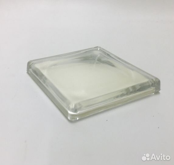 Подставка монетница, квадратная из стекла