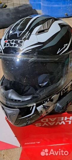 Шлем IXS с гарнитурой