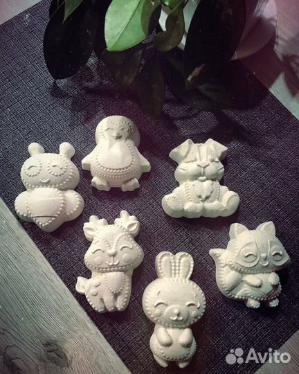 Гипсовые фигурки -раскраска