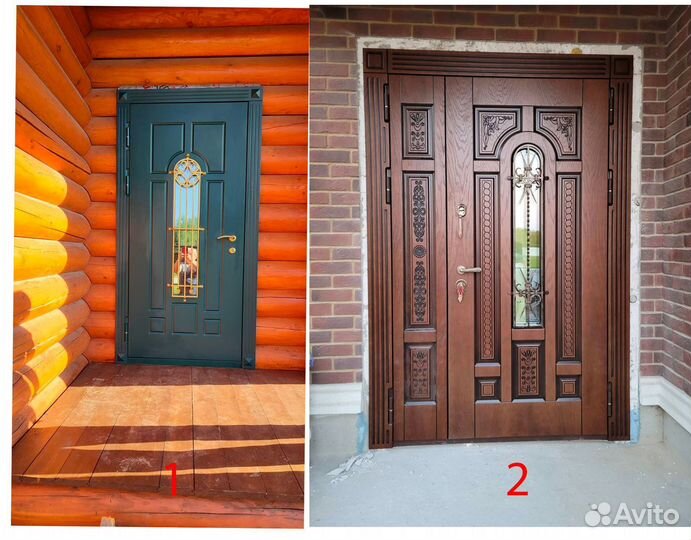 Термодверь входная для домов металлическая