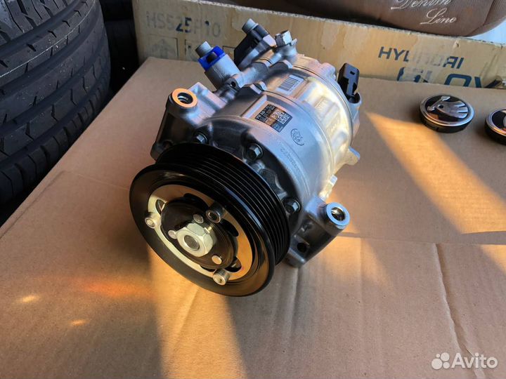 Оригинал компрессор кондиционера Volkswagen Skoda