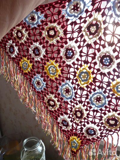 Шаль Шерстяная oggi Треугольная 105x155 см